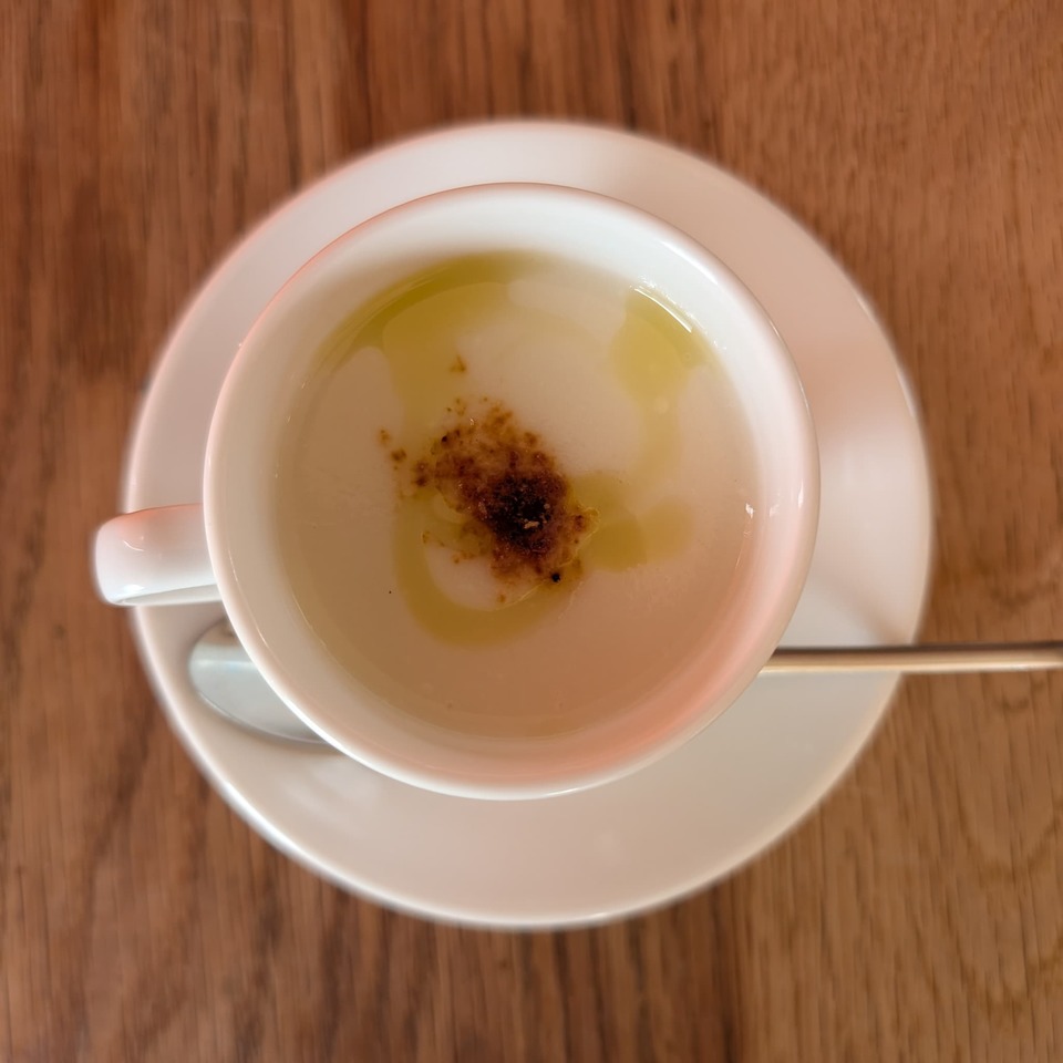 新玉ねぎのスープ